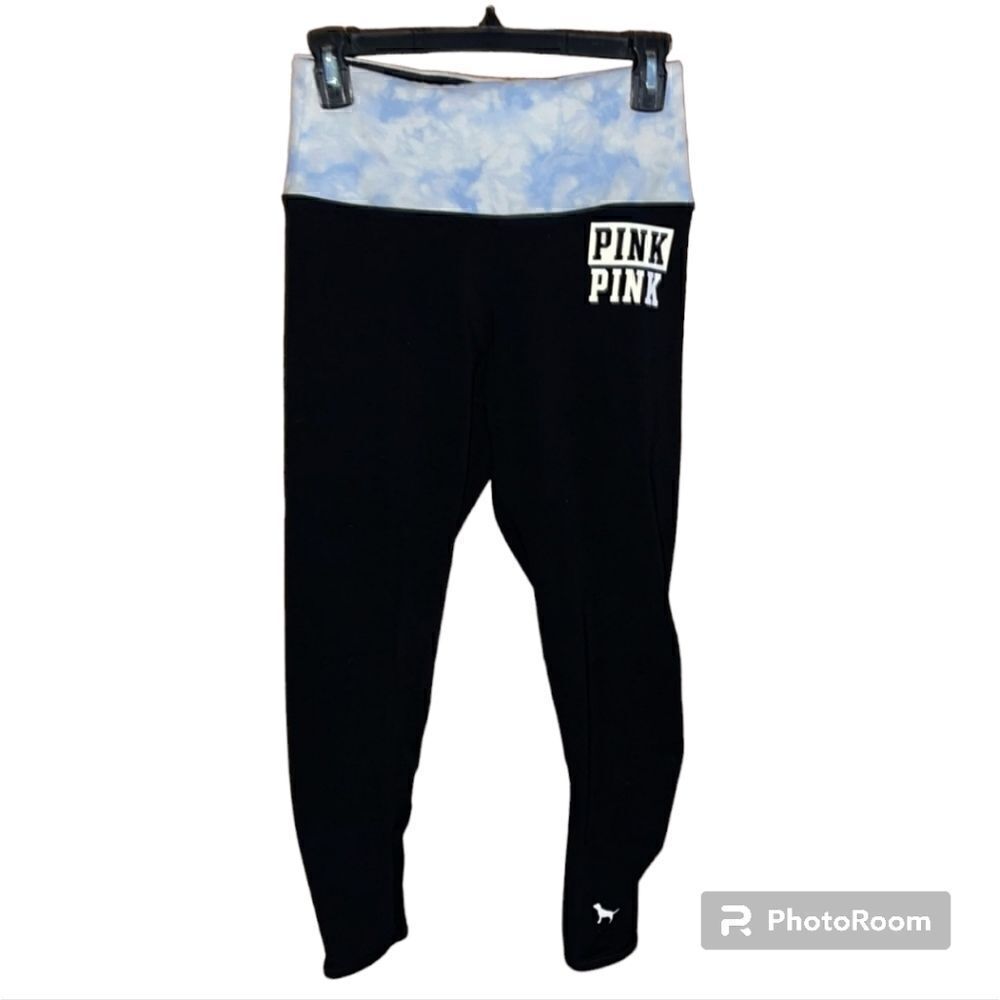 Victoria's Secret Pink tie dye capri leggings